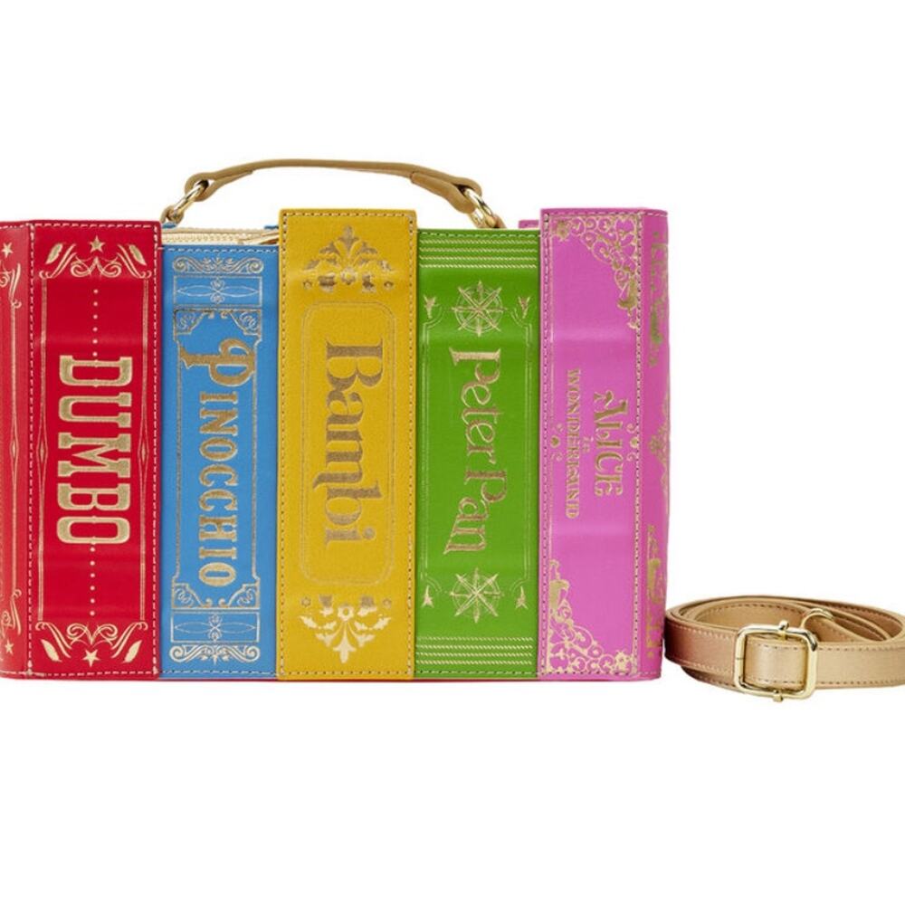 Loungefly Stitch Shoppe Classic Disney Books Crossbody Bag NWT purse